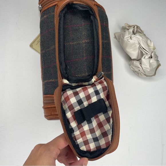 Portland Irish Tartan Plaid Mens Golf Washbag NWT - Picture 8 of 16